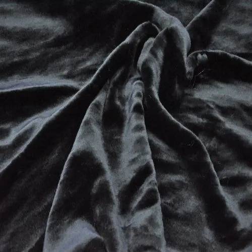 Гладкокрашенный " под мутон" (черный)