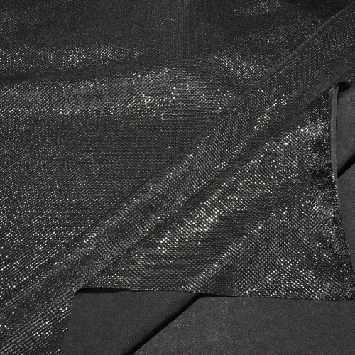 Трикотаж "Лунный свет" (черный)