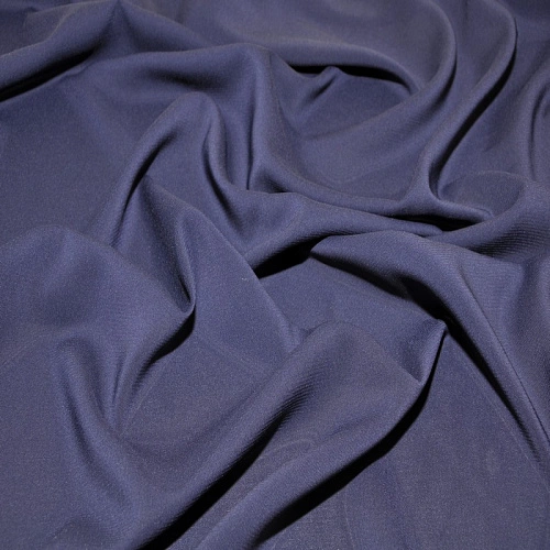 Шифон стрейчевый (синий)