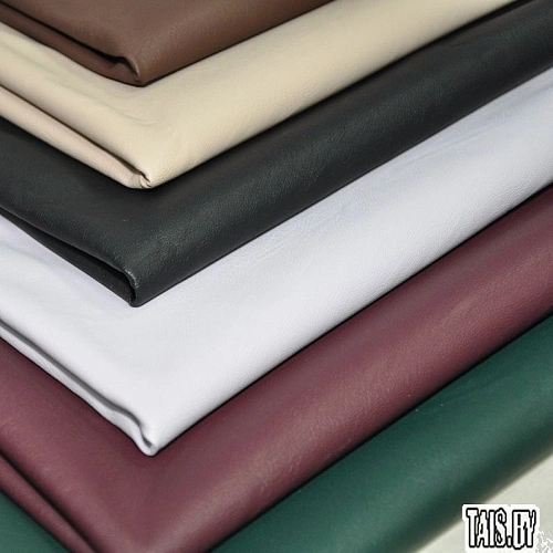 Кожзам на трикотаже (серый с лиловым оттенком)