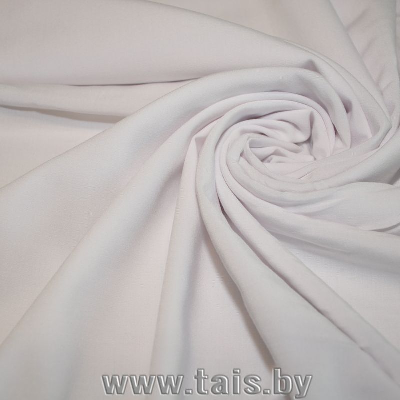 Штапель стрейчевый (белый)