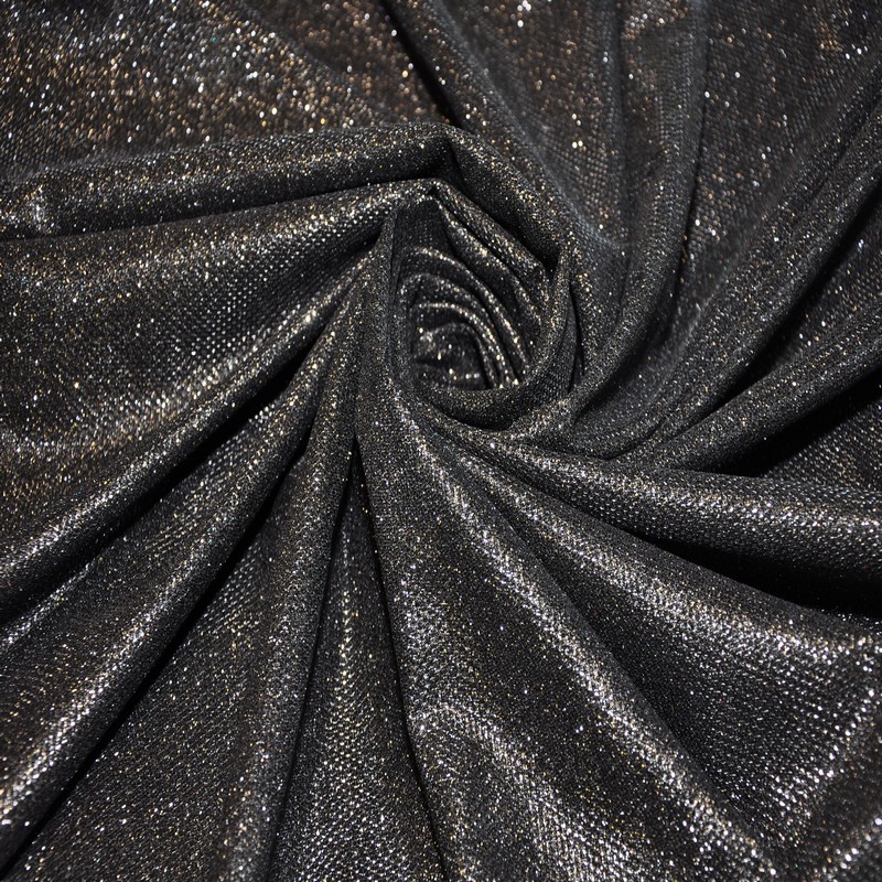 Трикотаж "Лунный свет" (черная ночь)