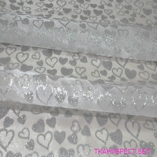 Органза с напылением