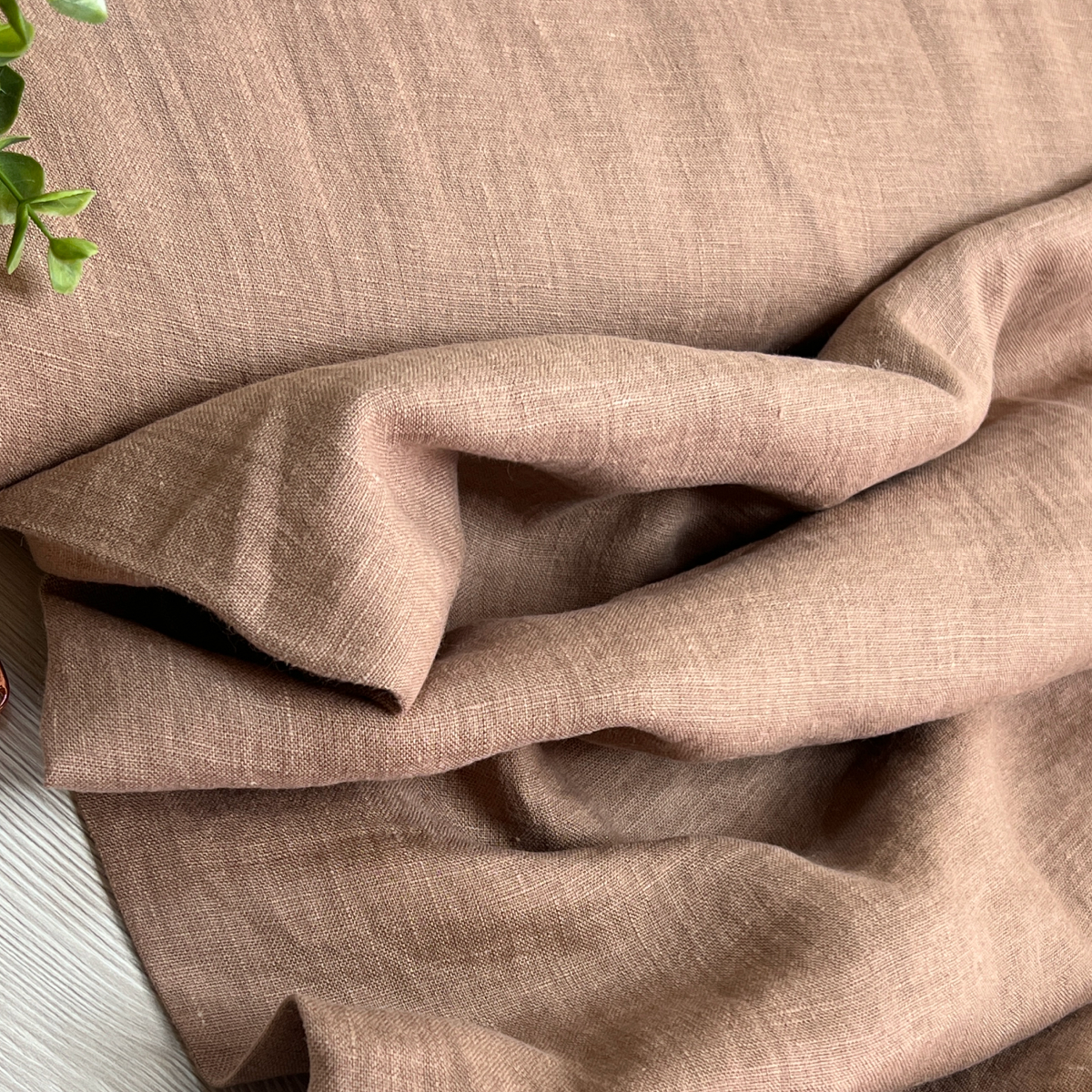 Лен (капучино) скидки на ткани в Минске оптом и в розницу | Трикотаж tais.by