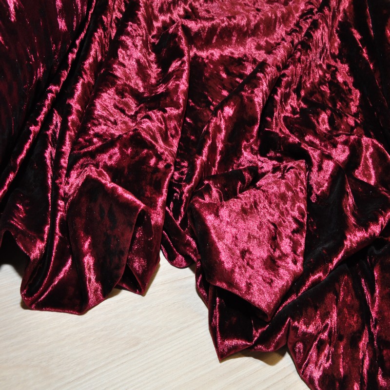 Велюр (Бархат) мрамор (марсала)