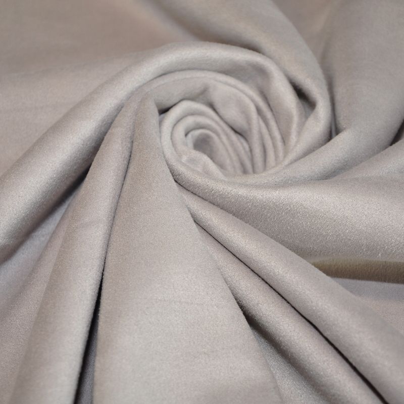 Замша на трикотаже (светлый серый) скидки на ткани в Минске оптом и в розницу | Трикотаж tais.by