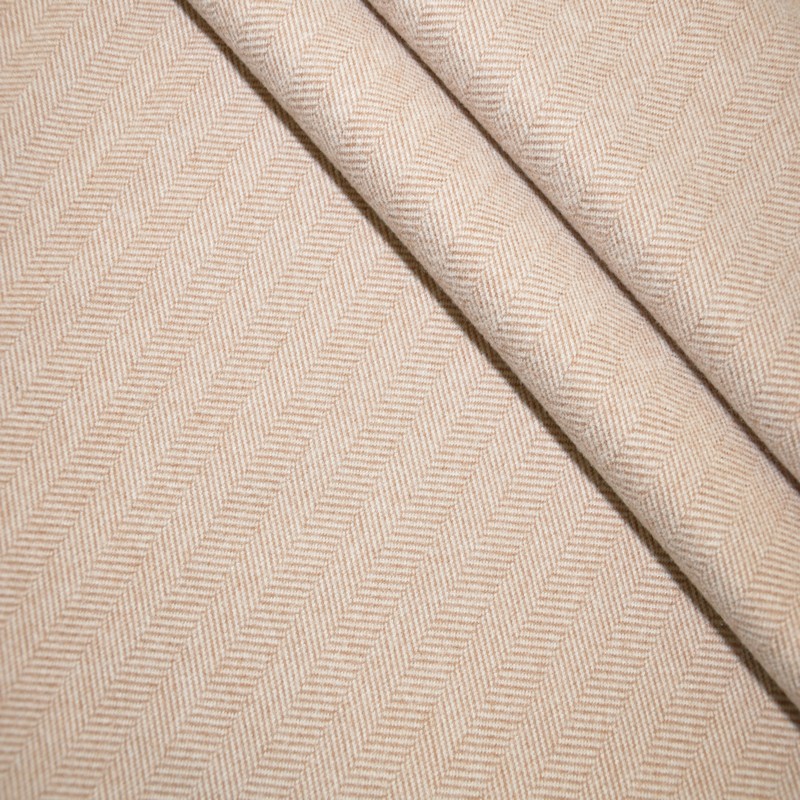 Пальтовый трикотаж Елочка  (беж) скидки на ткани в Минске оптом и в розницу | Трикотаж tais.by