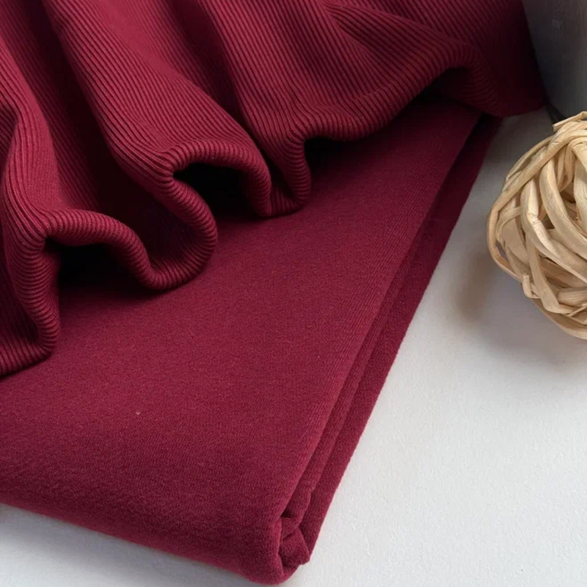 Кашкорсе чулок для 3-х нитки  с эффектом велюра (бургунди) скидки на ткани в Минске оптом и в розницу | Трикотаж tais.by