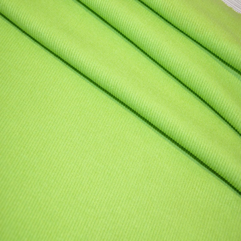Трикотаж "Рубчик" (салатовый) скидки на ткани в Минске оптом и в розницу | Трикотаж tais.by