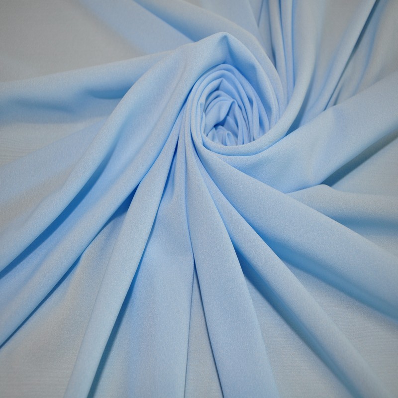 Креп-шифон (небесно-голубой)