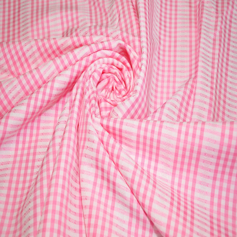 Рубашечный хлопок с кружевом, розовый