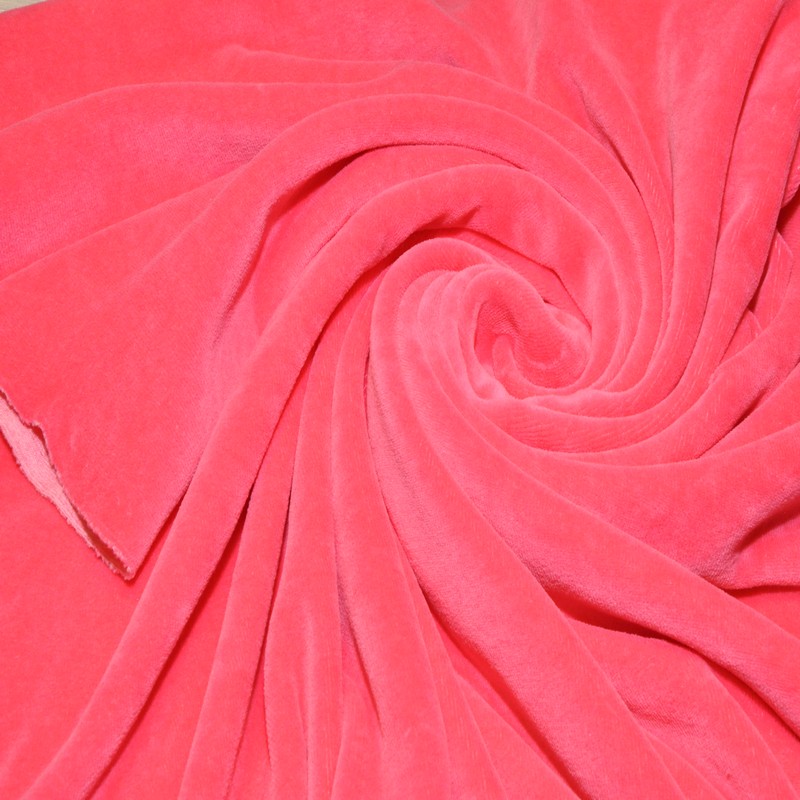 Велюр Х/Б (насыщенный розовый)