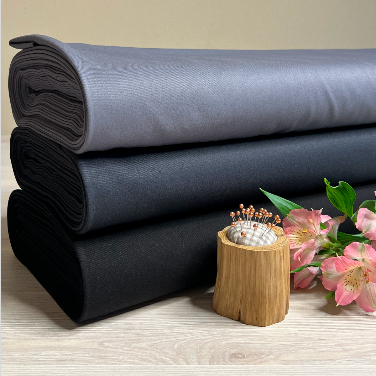 Костюмная ткань "Бостон" (графит) скидки на ткани в Минске оптом и в розницу | Трикотаж tais.by