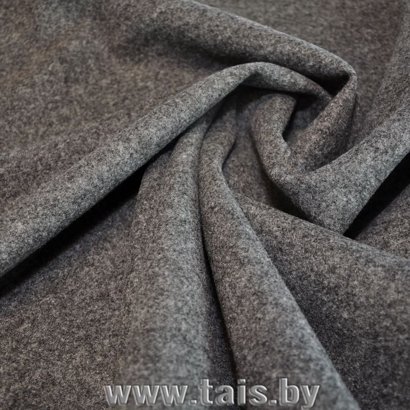 Пальтовая "Меланж" (темно-серый) скидки на ткани в Минске оптом и в розницу | Трикотаж tais.by