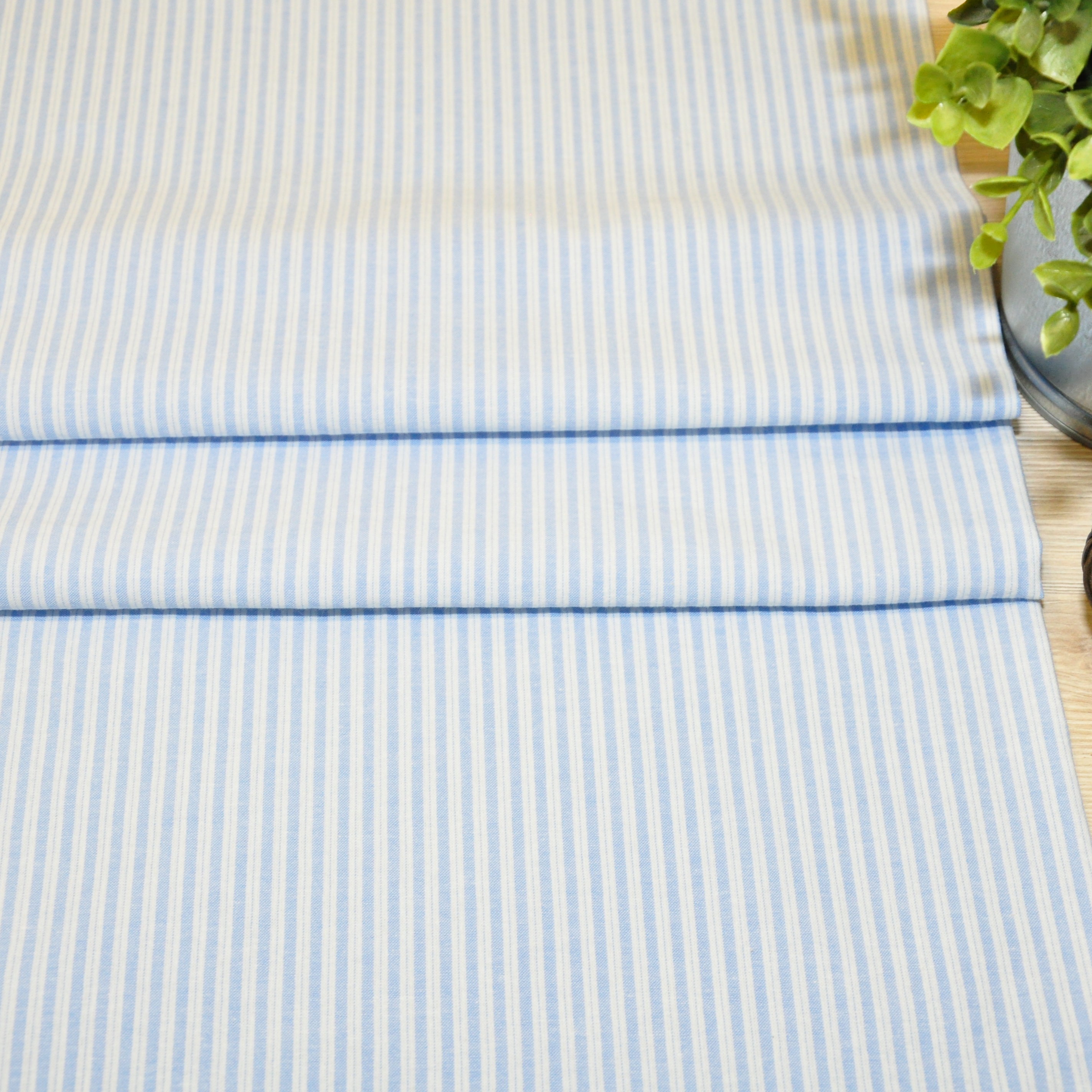 Рубашечная полоска (голубой) скидки на ткани в Минске оптом и в розницу | Трикотаж tais.by