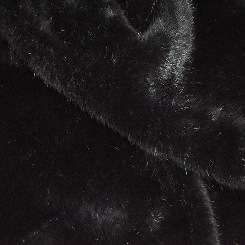 Гладкокрашенный "под норку" (черный)