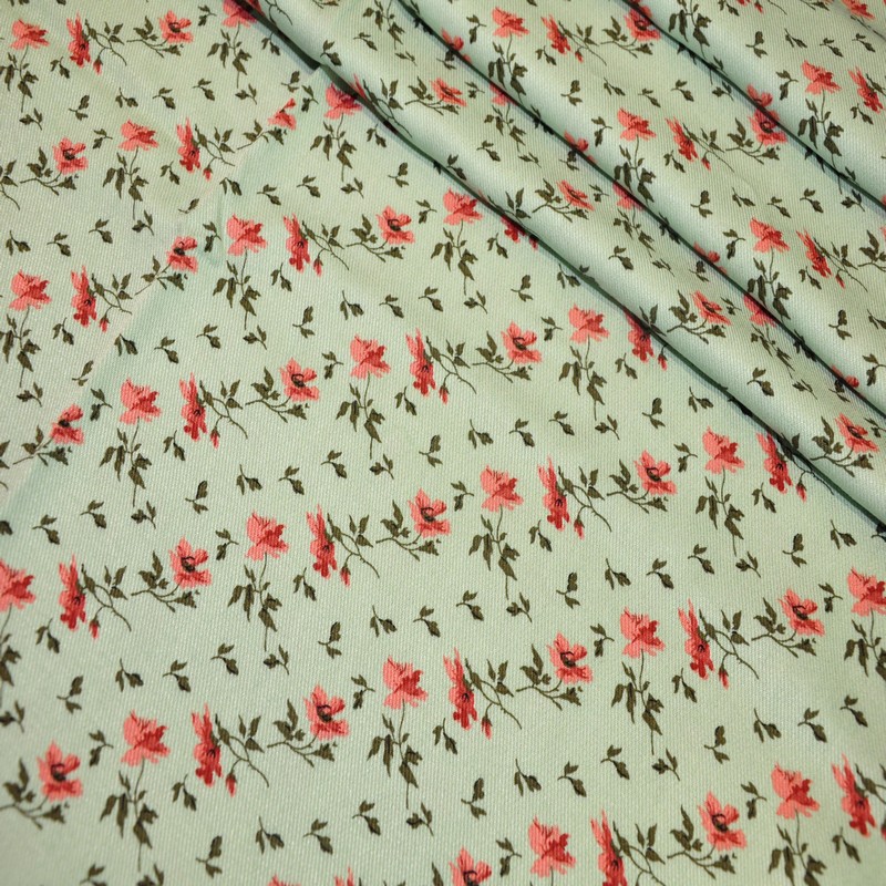 Штапель "Твил"  принт 10 скидки на ткани в Минске оптом и в розницу | Трикотаж tais.by