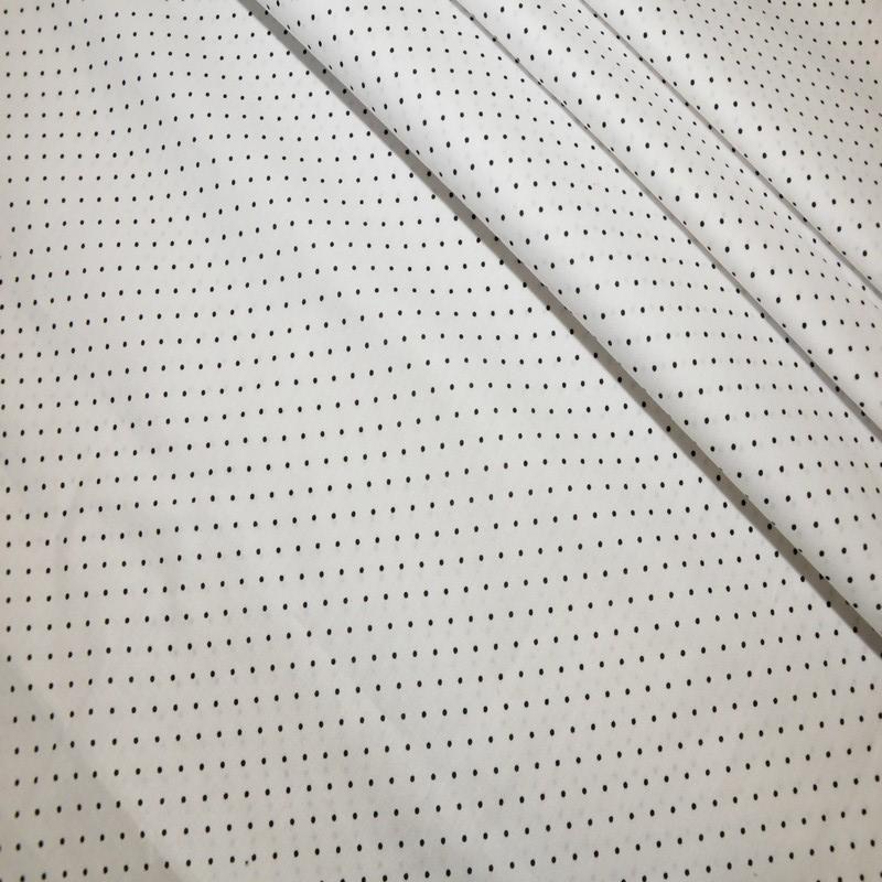 Поплин горох (белый)