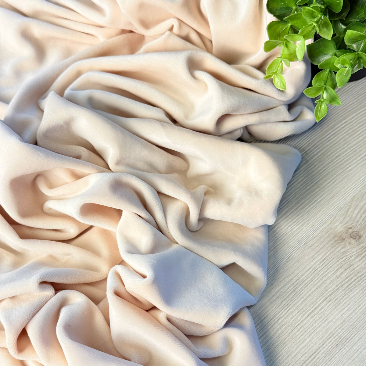 Велюр "Бамбук" (Крем) скидки на ткани в Минске оптом и в розницу | Трикотаж tais.by