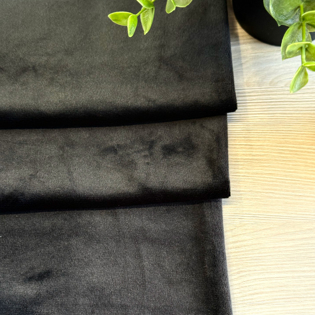Велюр "Бамбук" (черный)