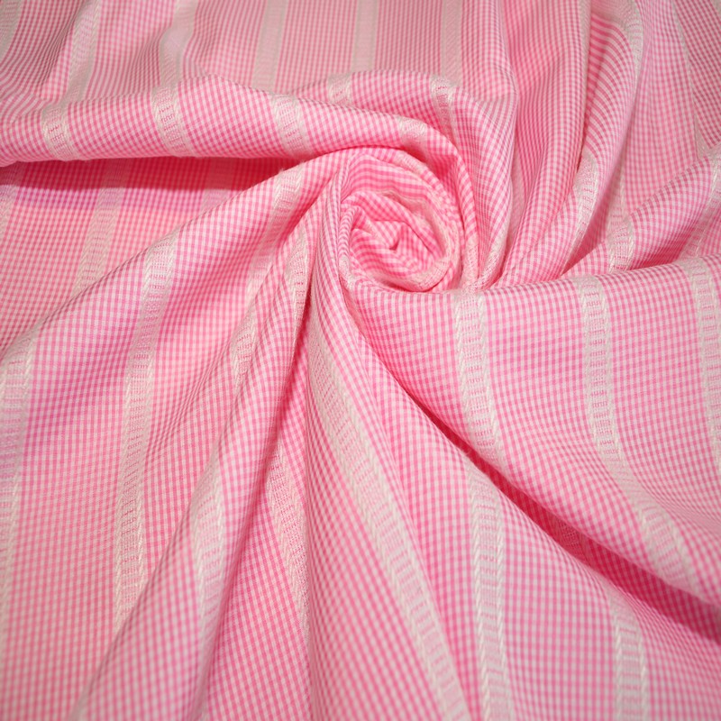 Рубашечный хлопок с кружевом (розовый)