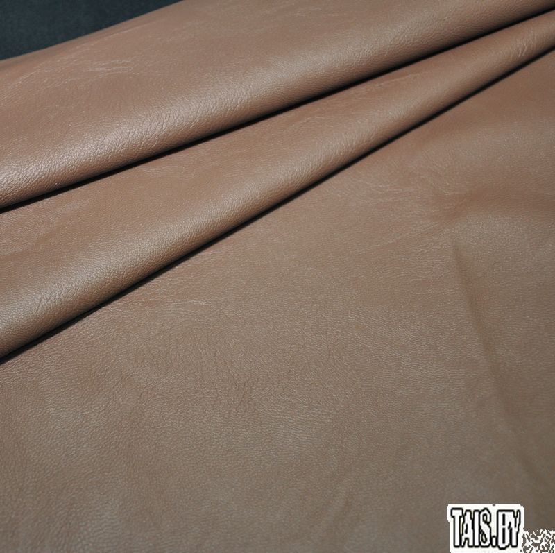 Кожзам на трикотаже (коричневый)