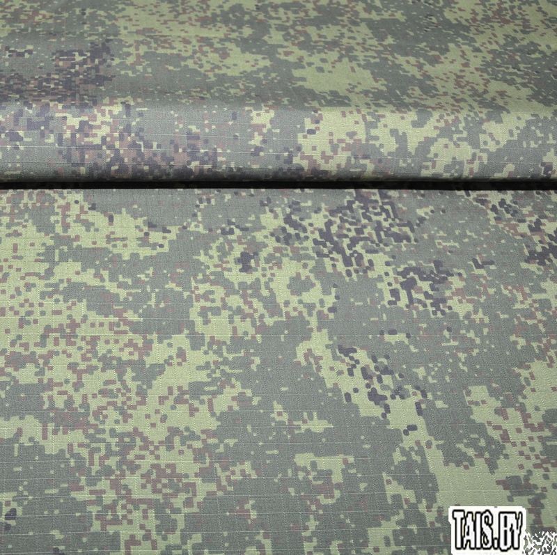 Камуфляжная ткань  "Рип стоп" (цифра) скидки на ткани в Минске оптом и в розницу | Трикотаж tais.by