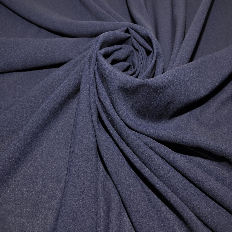 Креп-шифон (синий)