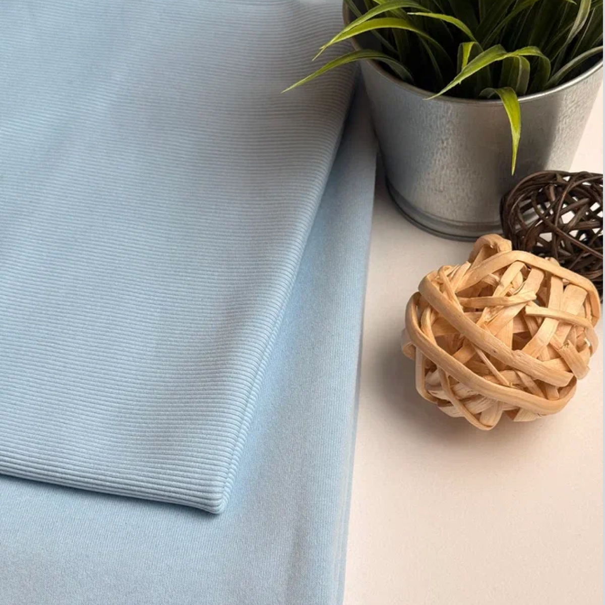 Кашкорсе чулок для 3-х нитки  с эффектом велюра (светло-голубой) скидки на ткани в Минске оптом и в розницу | Трикотаж tais.by