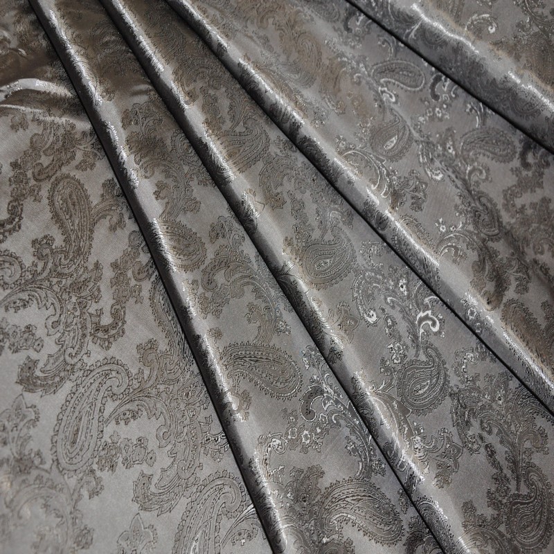 Подкладка вискозная жаккард (черный)