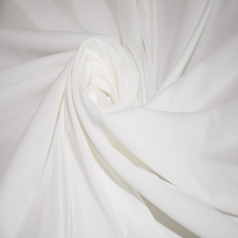 Шифон стрейчевый (молочный)