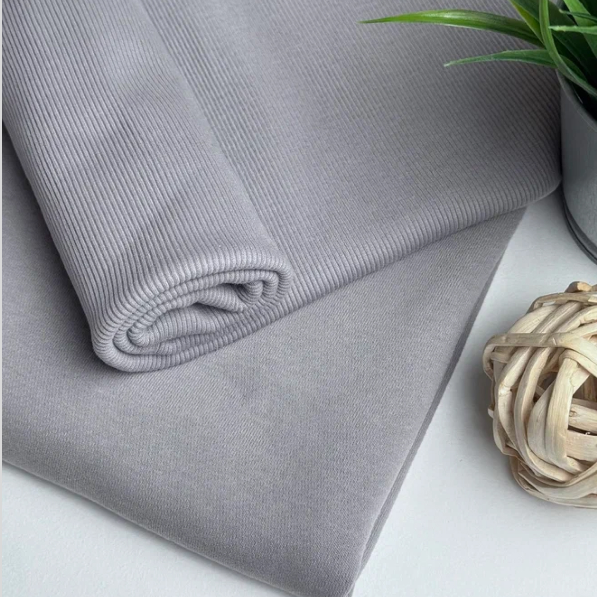 Кашкорсе чулок для 3-х нитки  с эффектом велюра (серый) скидки на ткани в Минске оптом и в розницу | Трикотаж tais.by