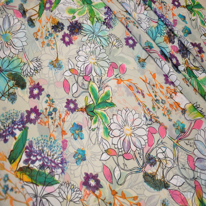 Шифон принт 9