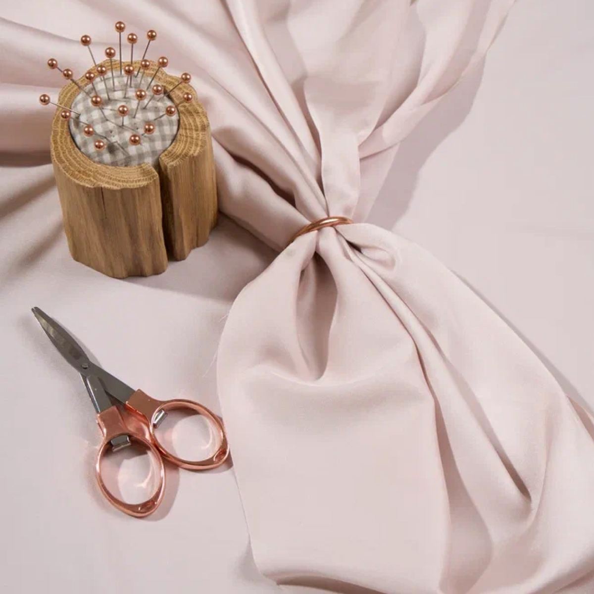 Шелк "Армани" (пудра) скидки на ткани в Минске оптом и в розницу | Трикотаж tais.by