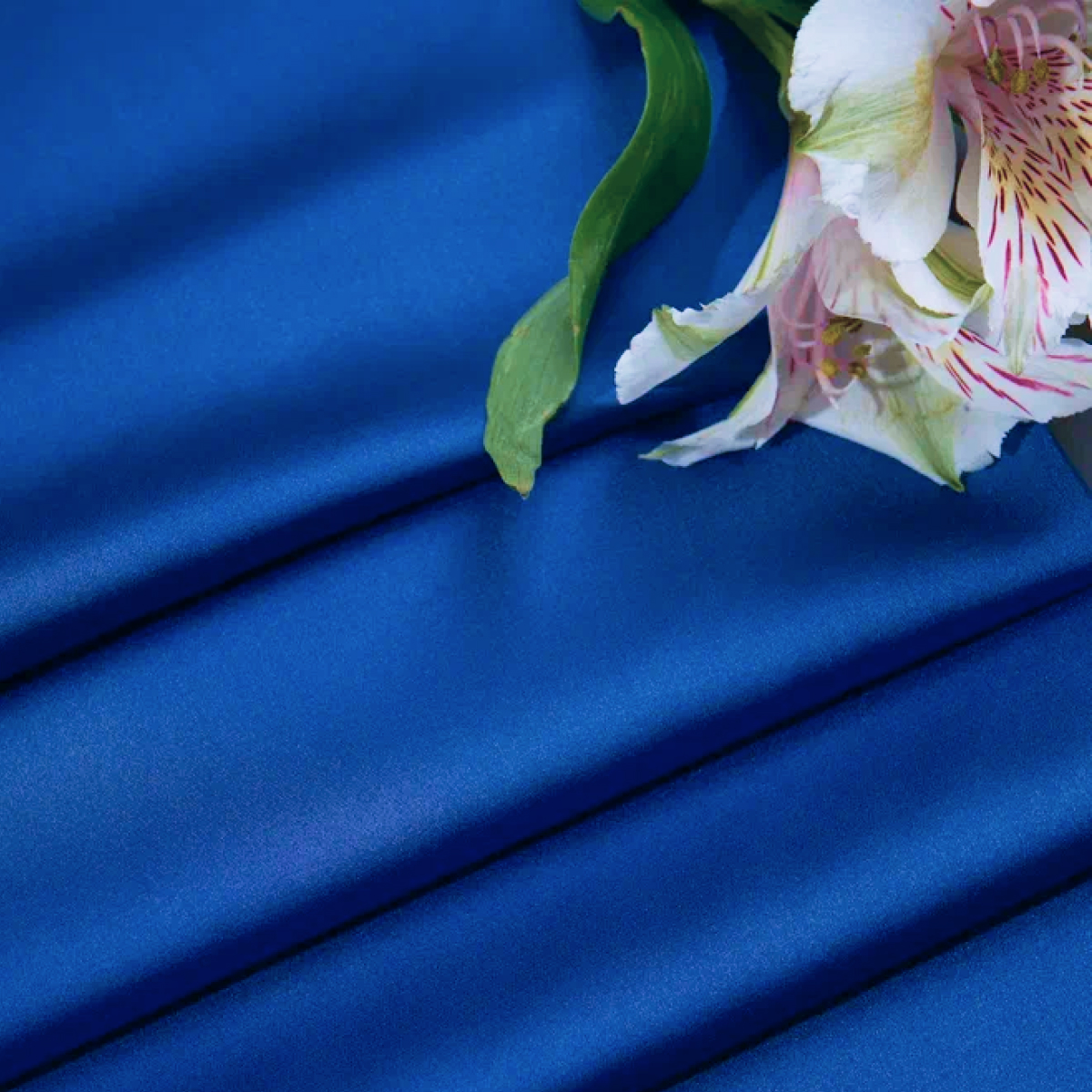 Шелк "Армани" (василек) скидки на ткани в Минске оптом и в розницу | Трикотаж tais.by