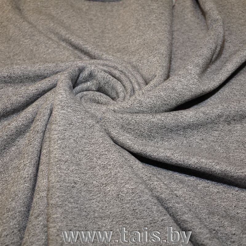 Футер 3-х нитка петля (молине черный+белый)