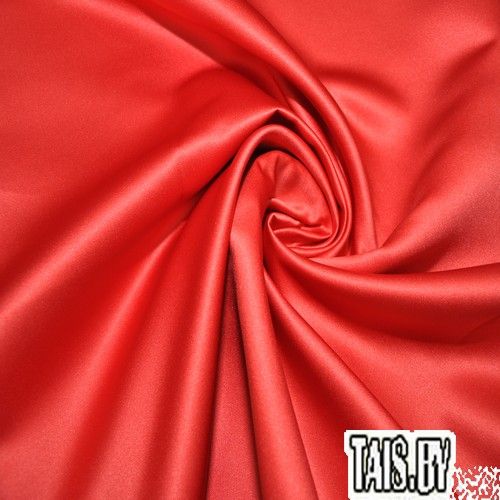 Атлас свадебный (красный)