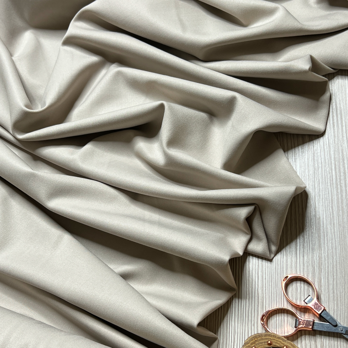 Костюмная ткань "Бостон" (светлый бежевый) скидки на ткани в Минске оптом и в розницу | Трикотаж tais.by