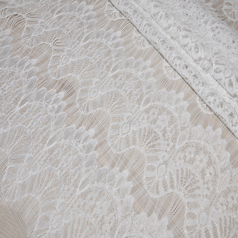 Гипюр " Реснички" 2 (молочный)