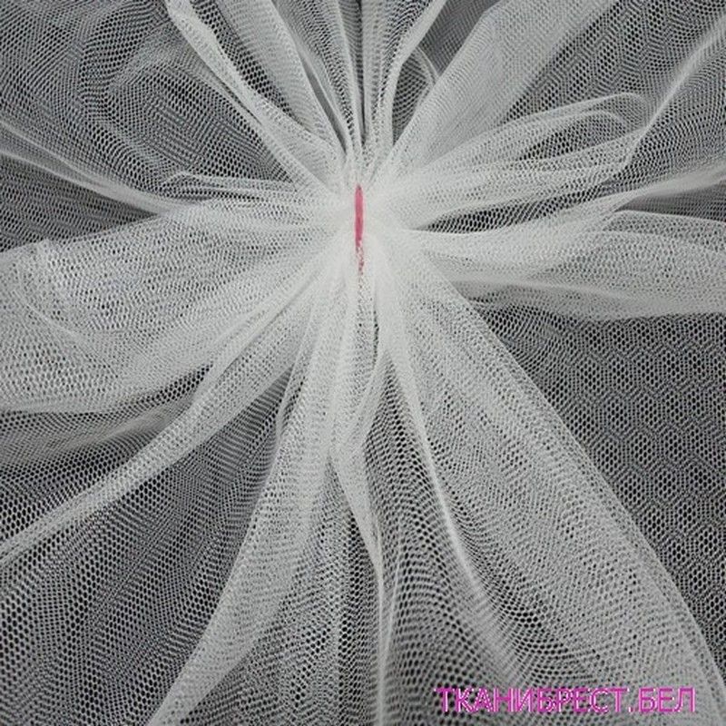 Фатин жесткий (молочный) скидки на ткани в Минске оптом и в розницу | Трикотаж tais.by