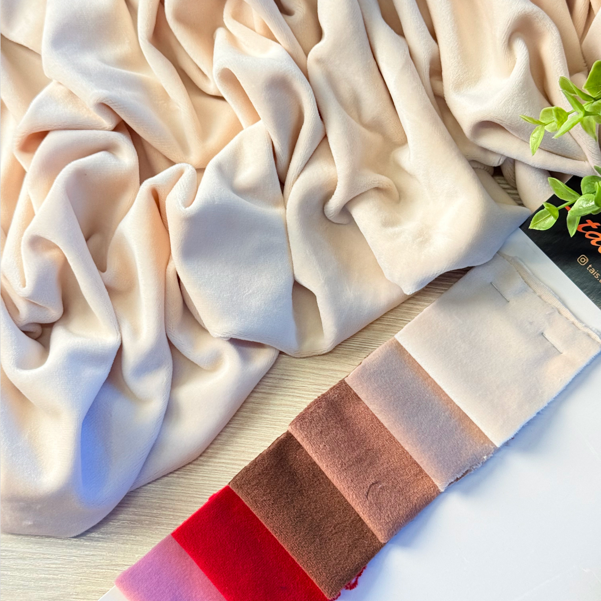 Велюр "Бамбук" (Крем) скидки на ткани в Минске оптом и в розницу | Трикотаж tais.by