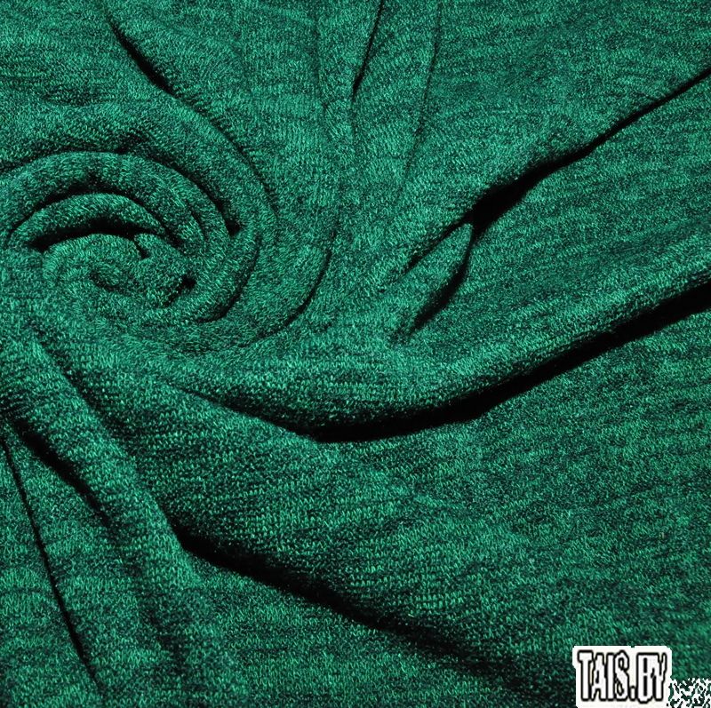 Трикотаж Ангора меланж (зеленый)