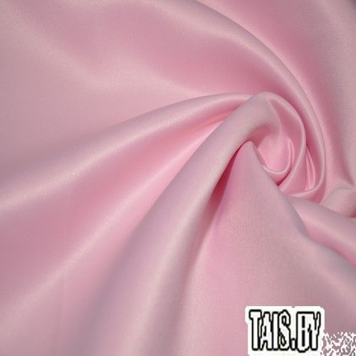 Атлас свадебный (нежно розовый)