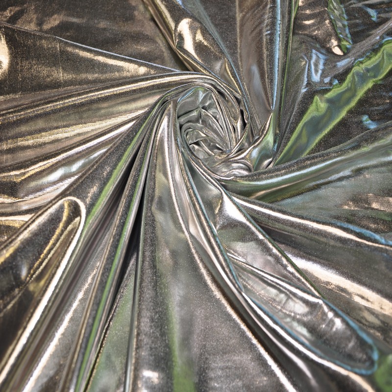 Парча стрейч (серебро)