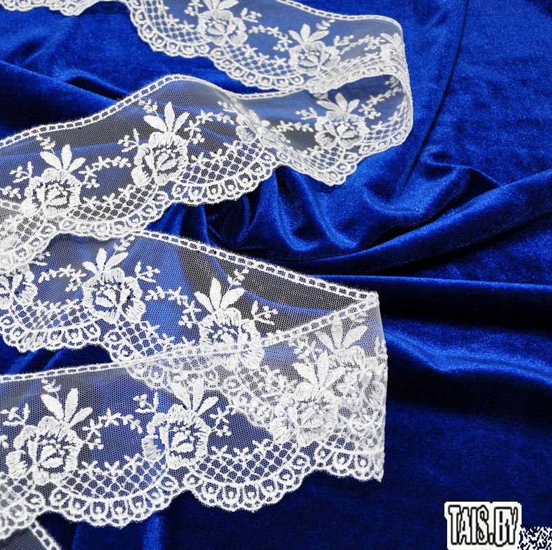 Кружево ленточное (белоснежный)