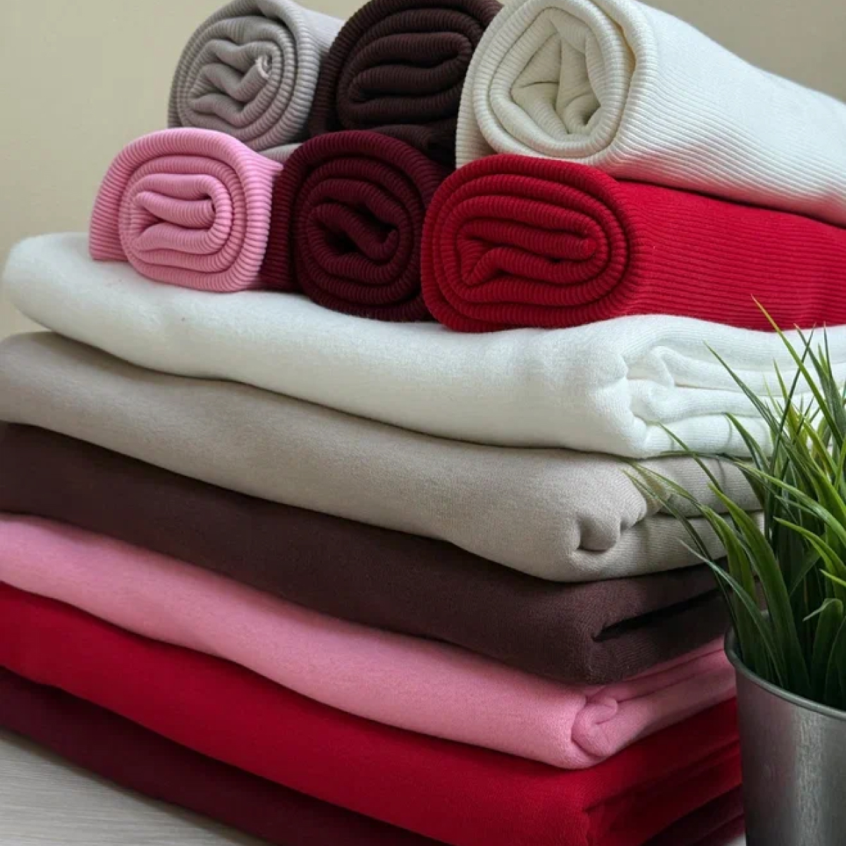 Кашкорсе чулок для 3-х нитки  с эффектом велюра (бургунди) скидки на ткани в Минске оптом и в розницу | Трикотаж tais.by