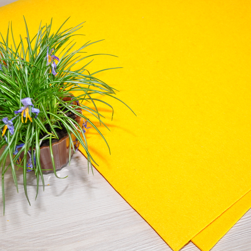 Фетр рулонный 3мм (желтый)