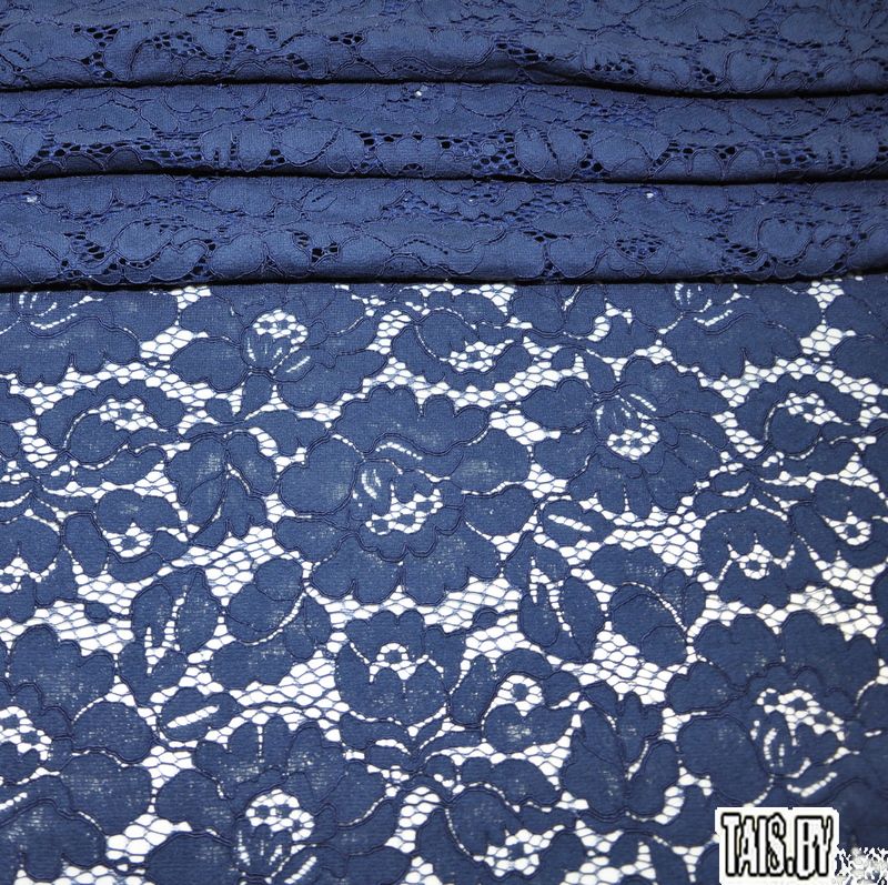 Гипюр (синий)