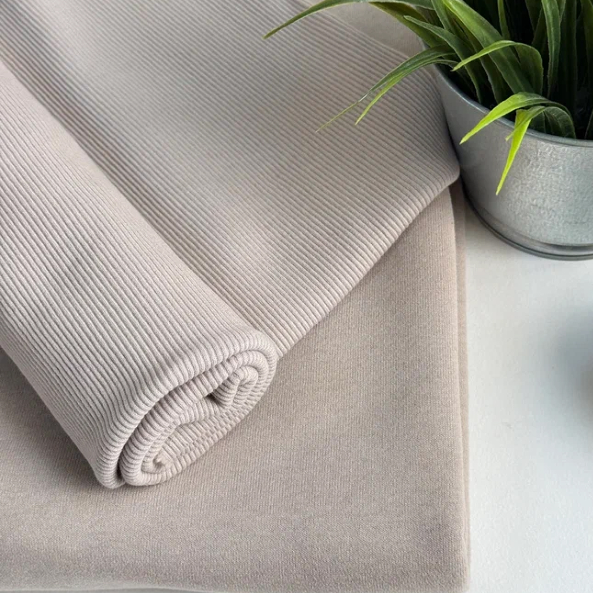 Кашкорсе чулок для 3-х нитки  с эффектом велюра (бежевый) скидки на ткани в Минске оптом и в розницу | Трикотаж tais.by