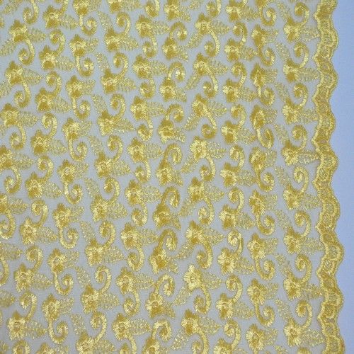 Гипюр Индонезия (желтый)